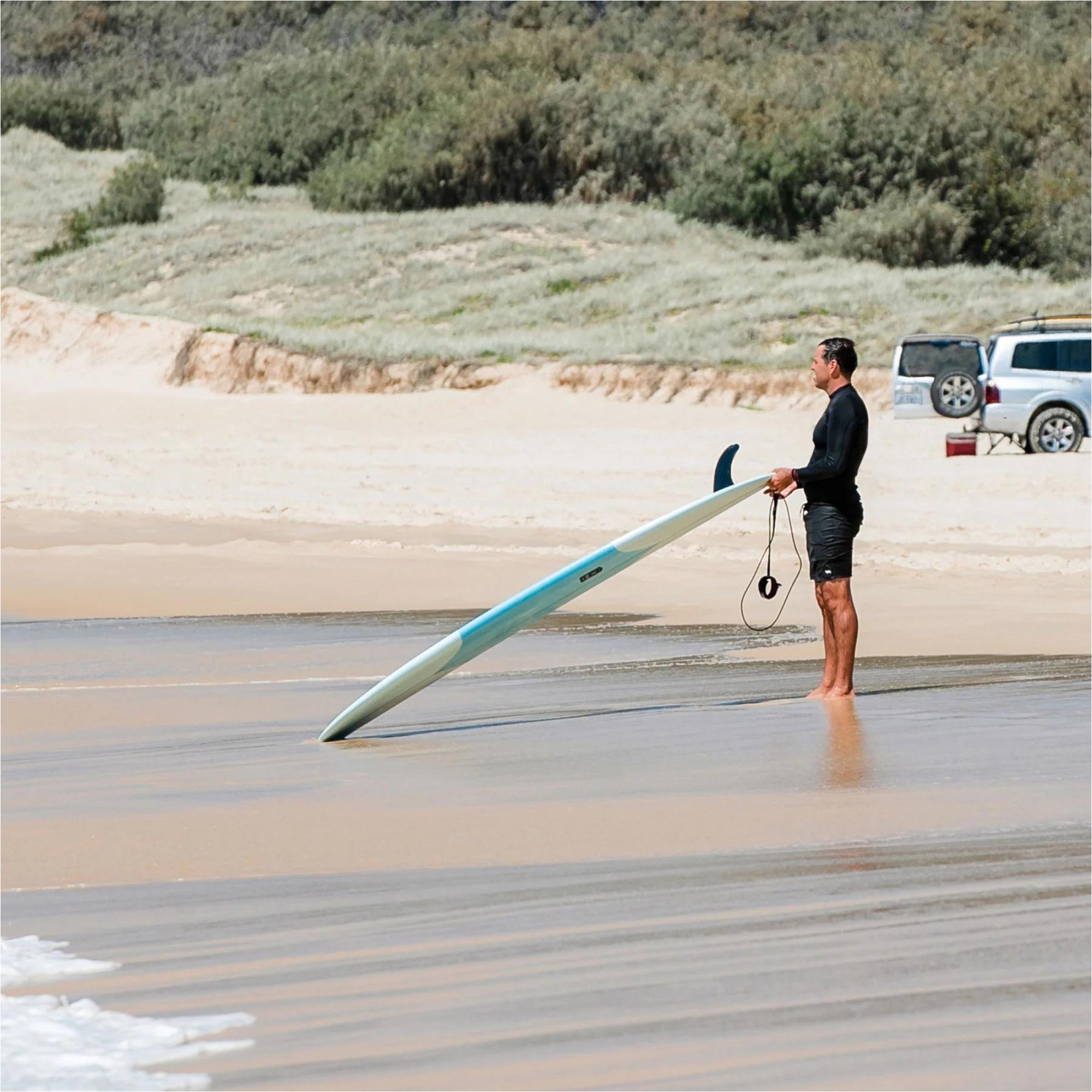 2026 Ocean and Earth 9FT Longboard Knee Comp Premium One-XT Surf Leash OESLK90NXT - Black